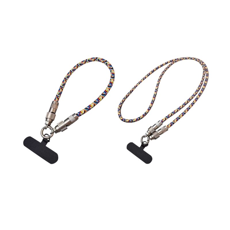 Sleek 2-in-1 Phone Lanyard with PD60W Type C Charging Cable