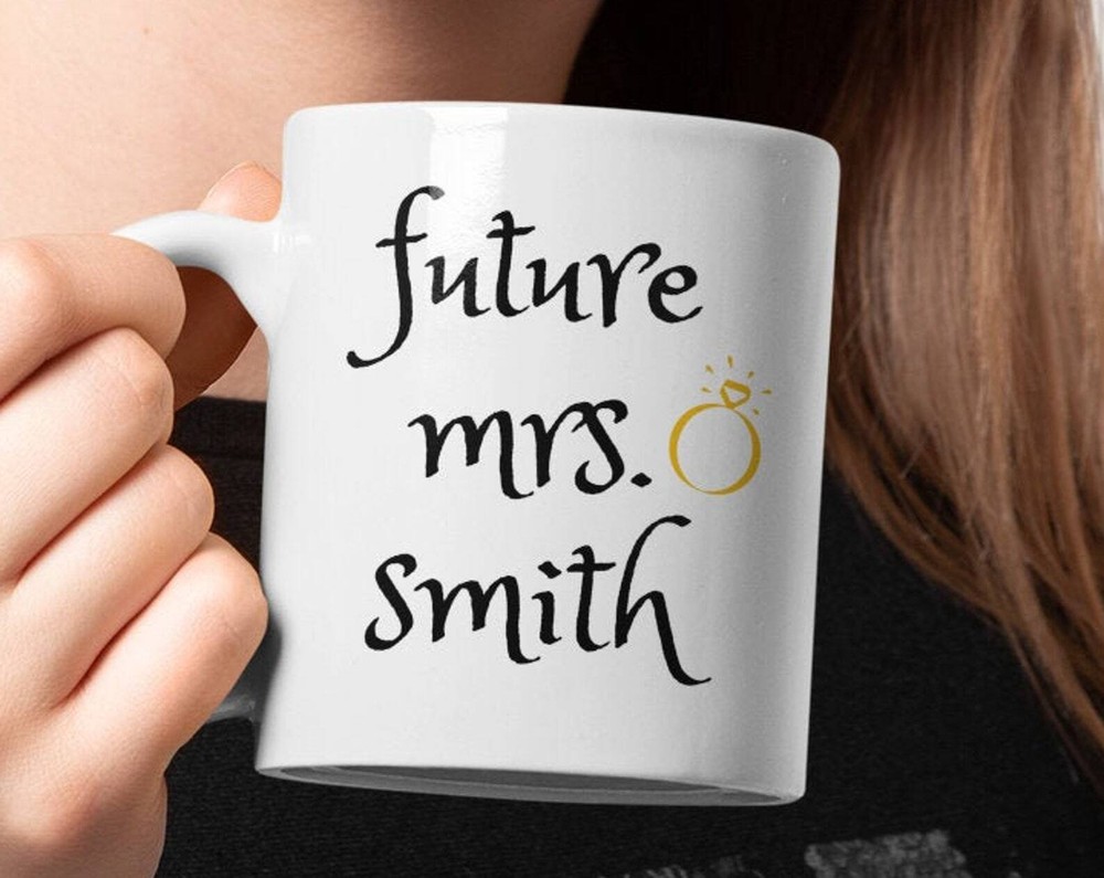 Future Mrs Mug Personalized Future Mrs Mug Gift Bride Mug Engagement Gift Mug
