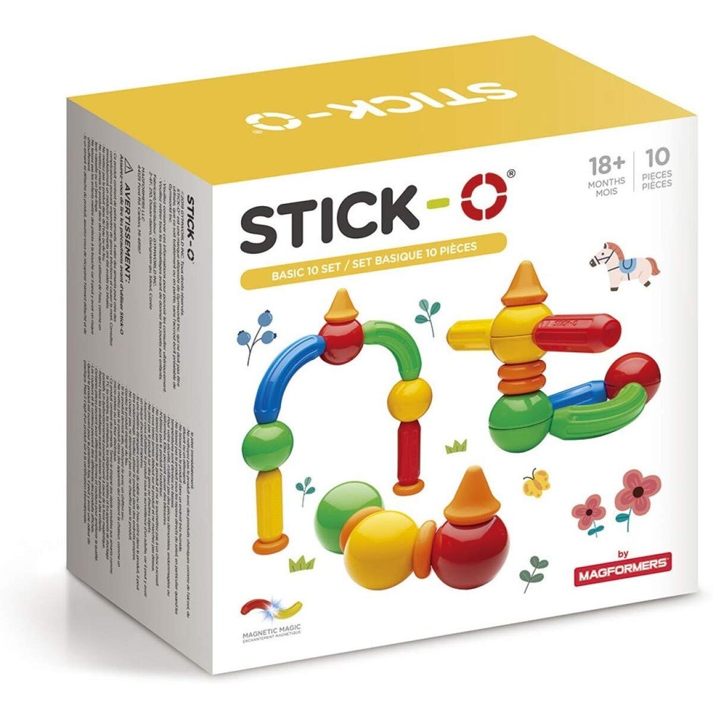 Stick-O Magnetic Building Blocks for Kids 1+ Creative Construction Toy
