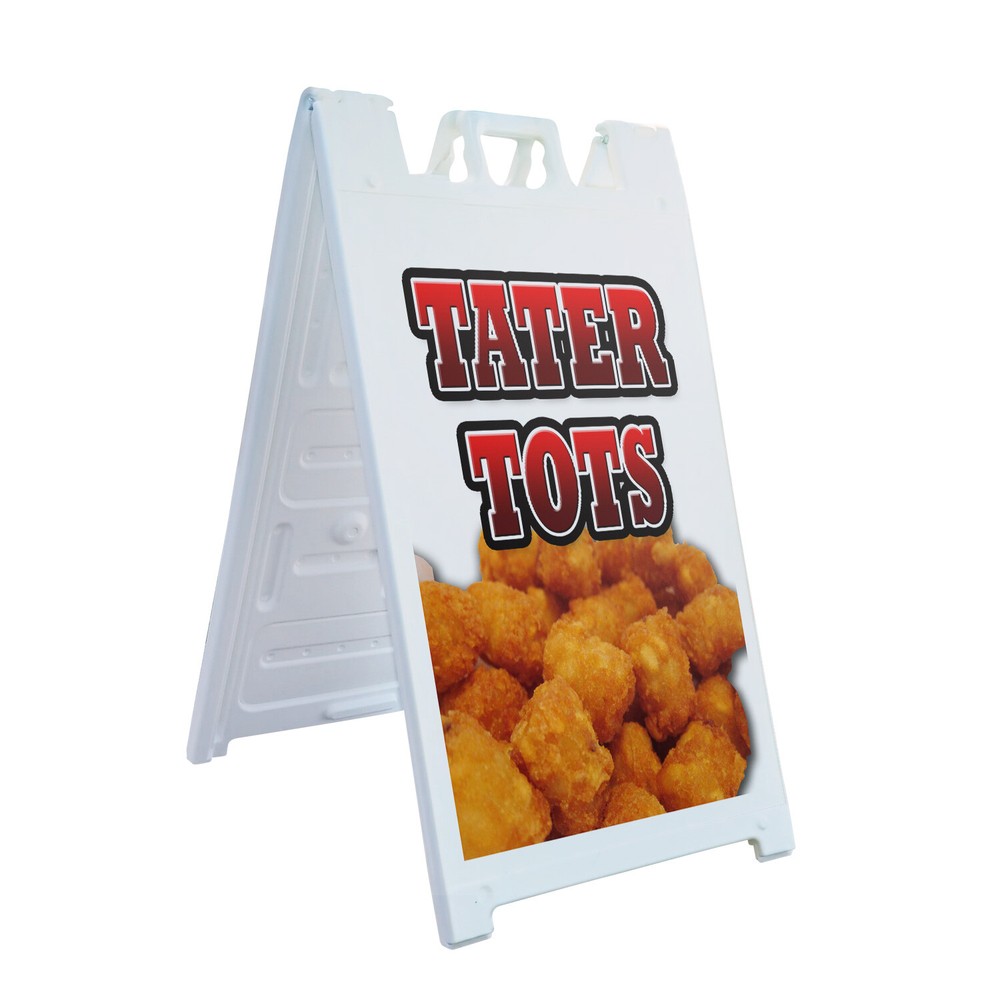 A-frame Sidewalk Tater Tots 24