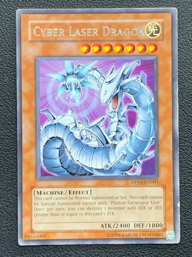 Cyber Laser Dragon DP04-EN003 Rare YuGiOh Trading Card