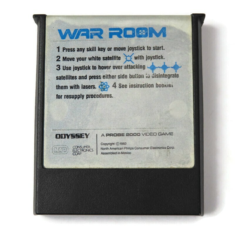 Vintage Odyssey Atari WAR ROOM Game Cartridge Only C153CL 1983