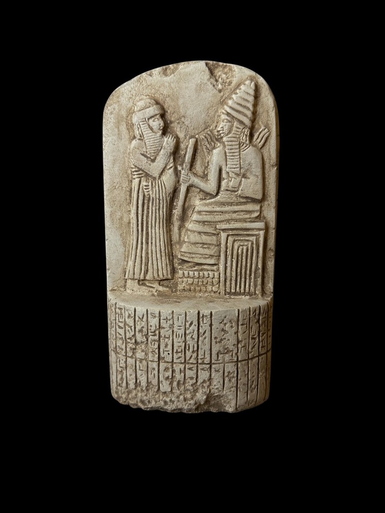 Babylon law code of Hammurabi - Akkadian Cuneiform Mesopotamian art / sculpture