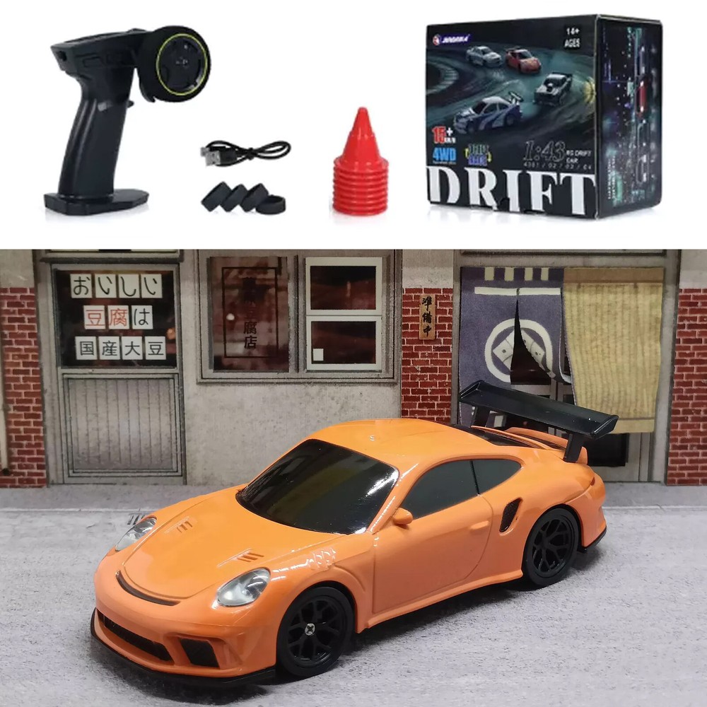 1/43 4WD Mini Remote Control Racing Car 2.4G Drift Racing Car Model Toy