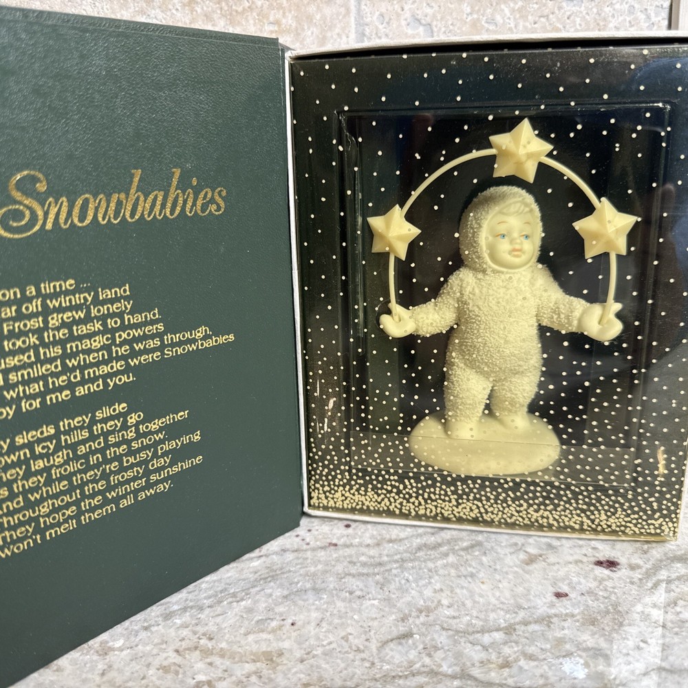 Dept 56 Snow Babies Look What I Can Do Figurine 6819-5 New in Box