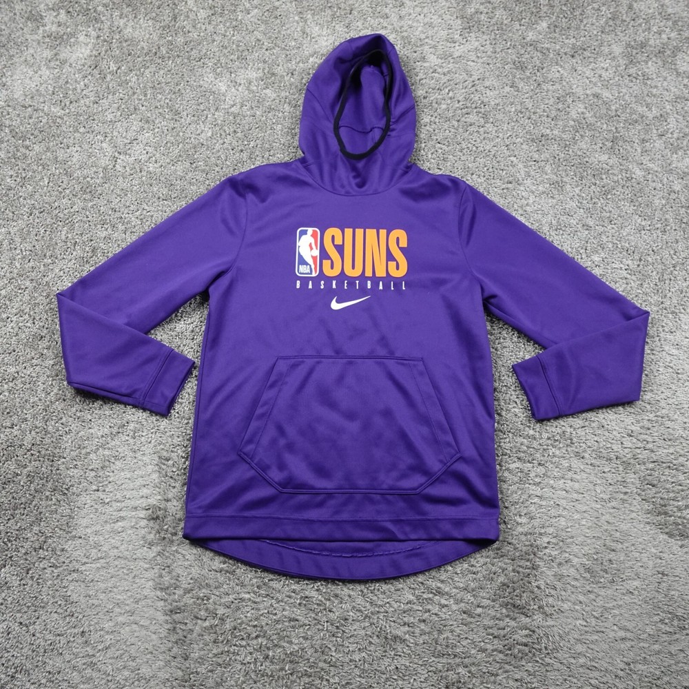 Phoenix Suns Nike Dri-Fit NBA Team Issue Hoodie for Men, Medium, Center Swoosh Design