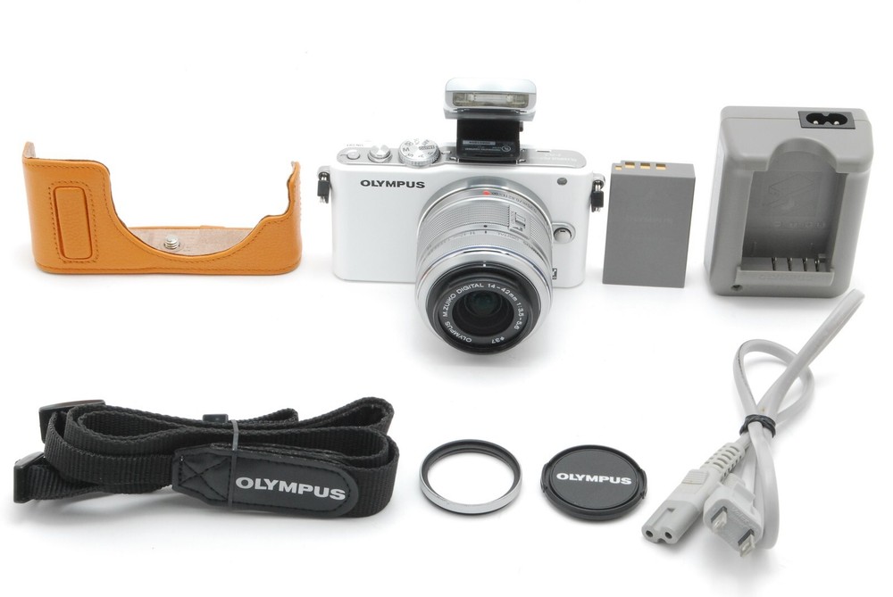 [4967 shots] Olympus Pen Lite E-PL3 12.3MP Mirrorless Digital Camera From JAPAN