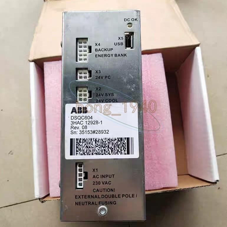 ONE NEW ABB POWER SUPPLY DSQC 604 3HAC12928-1 DSQC604 3HAC 12928-1