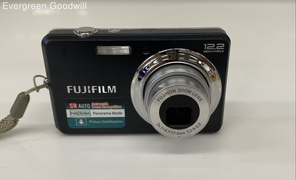 Fujifilm Finepix J38 12.2MP 3X Zoom Digital Camera Powers On Untested As-Is