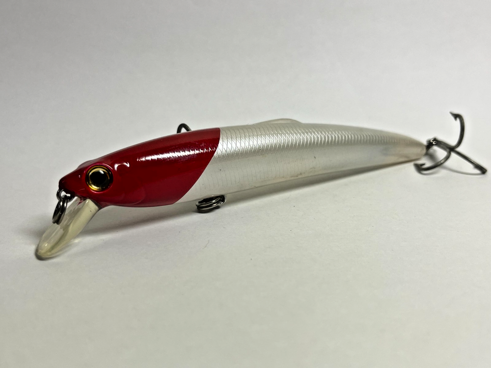 SMITH SARUNA 125F Saltwater Floating Minnow Red Head