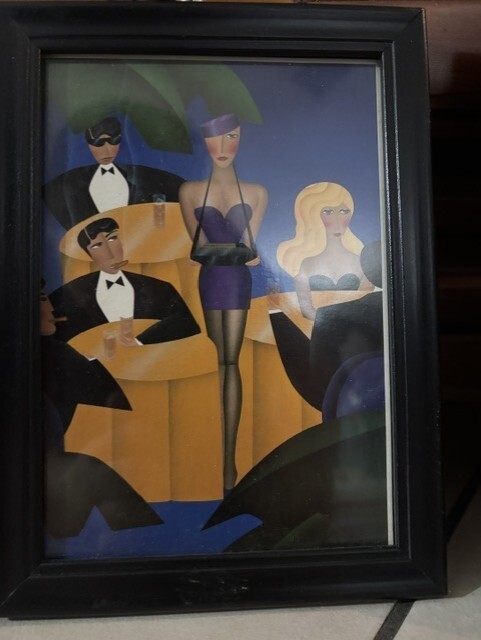 robin m\orris print hand signed GREATEST ART DECO ARTIST RARE