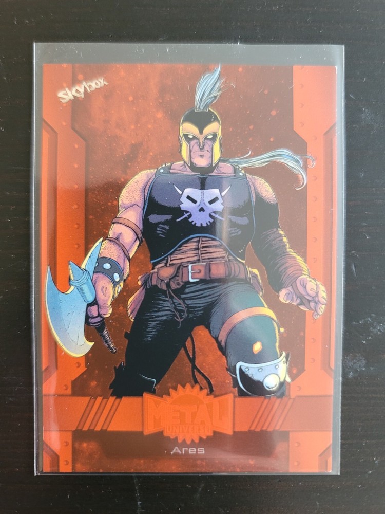 Ares Skybox Marvel Metal Universe Avengers Orange FX #/25 High Series~RARE