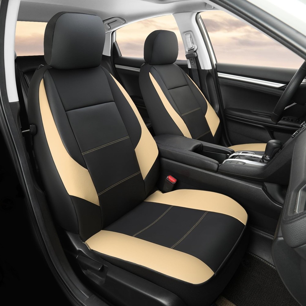 2-Pack Front Car Seat Covers Fit For Subaru Outback Forester Crosstrek 2015-2025