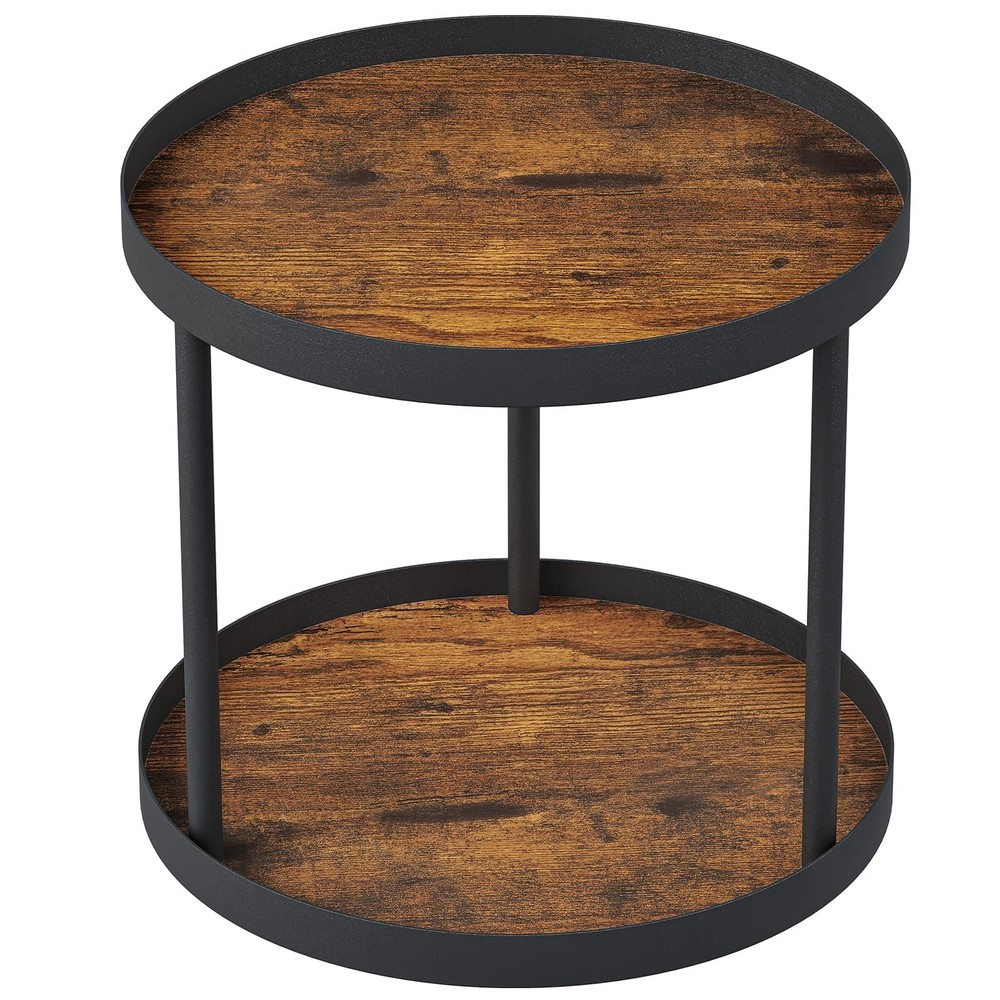 2 Tier Lazy Susan Organizer Two Tier Lazy Susan Turntable For Kitchen Countertop
