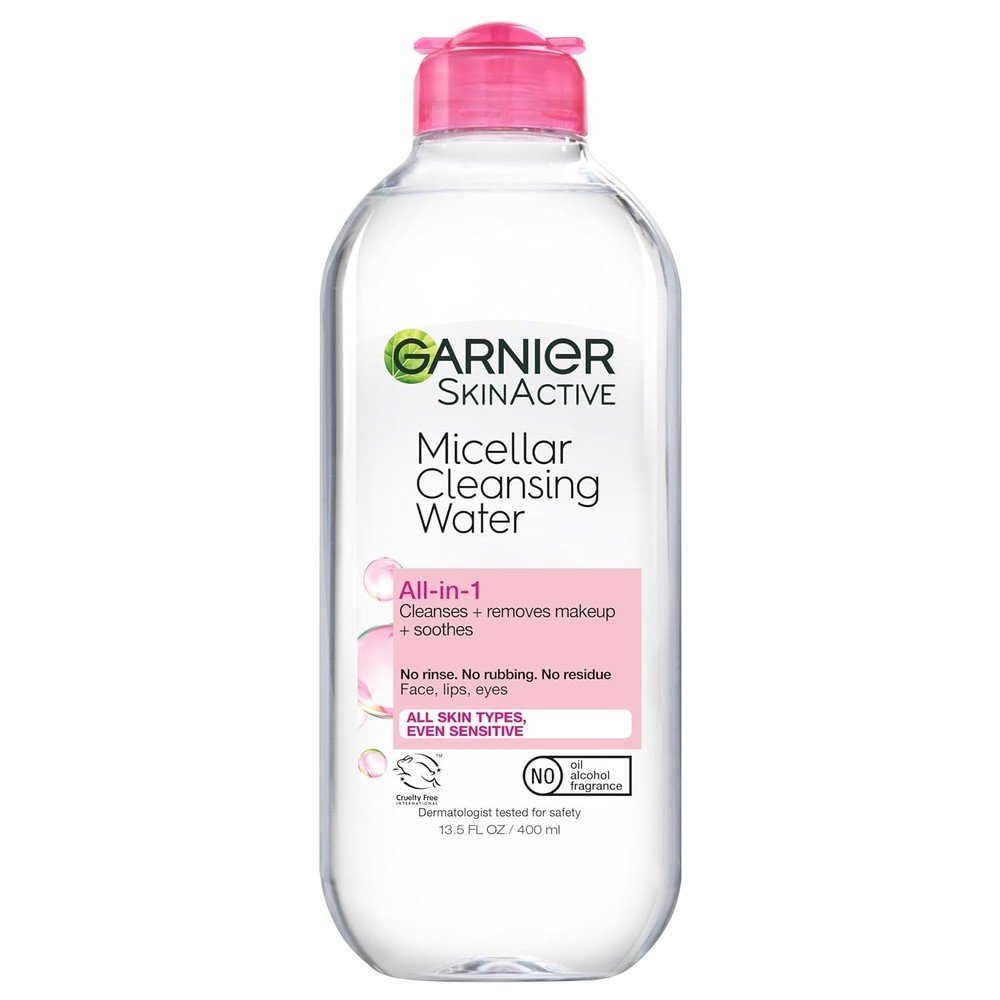 Garnier Micellar Water, Hydrating Facial Cleanser & 13.5 Fl Oz (Pack of 1)