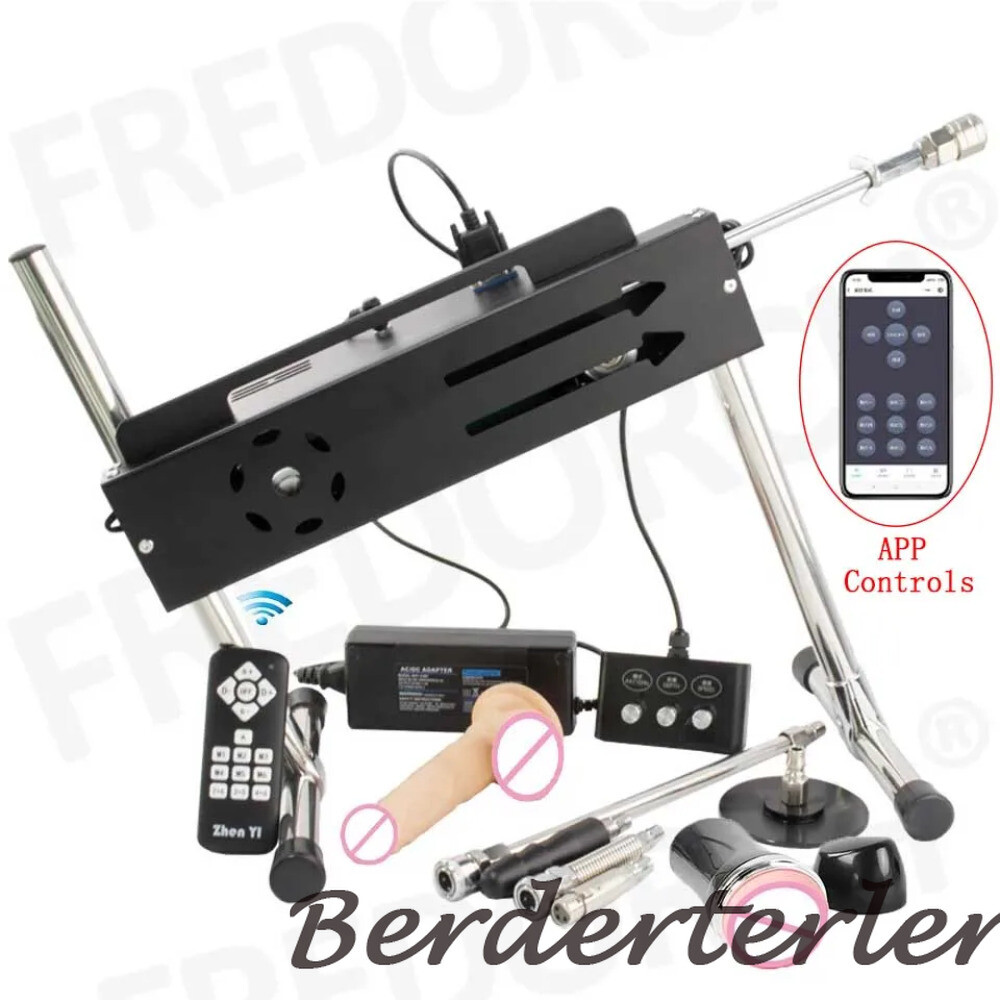 120W Powerful Quiet Sex Machine with Attachments Automatic Masturbation Machine