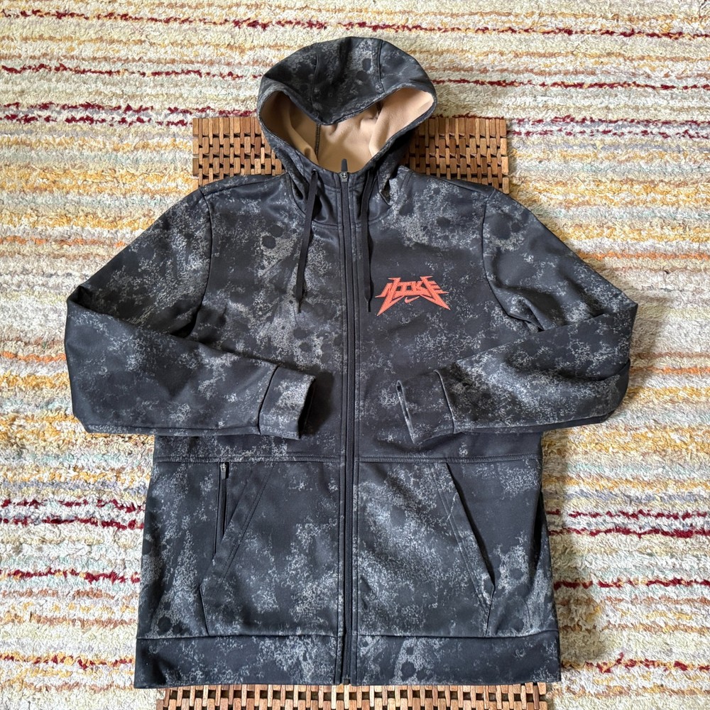 Nike Tech Fleece Camo Graphic Print Hoodie Hoody Jacket Grey Men's Medium M