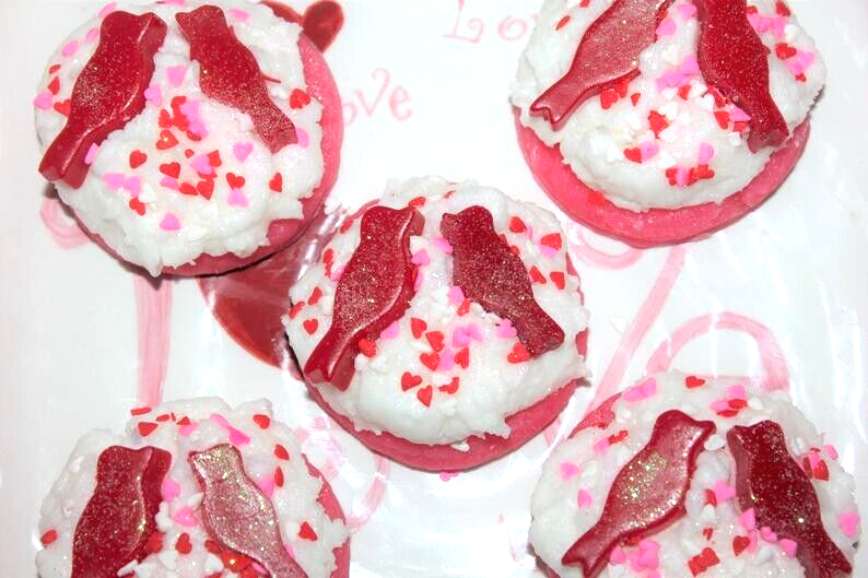 Hot Cinnamon Valentine's Love Birds Cookie Wax Melts  