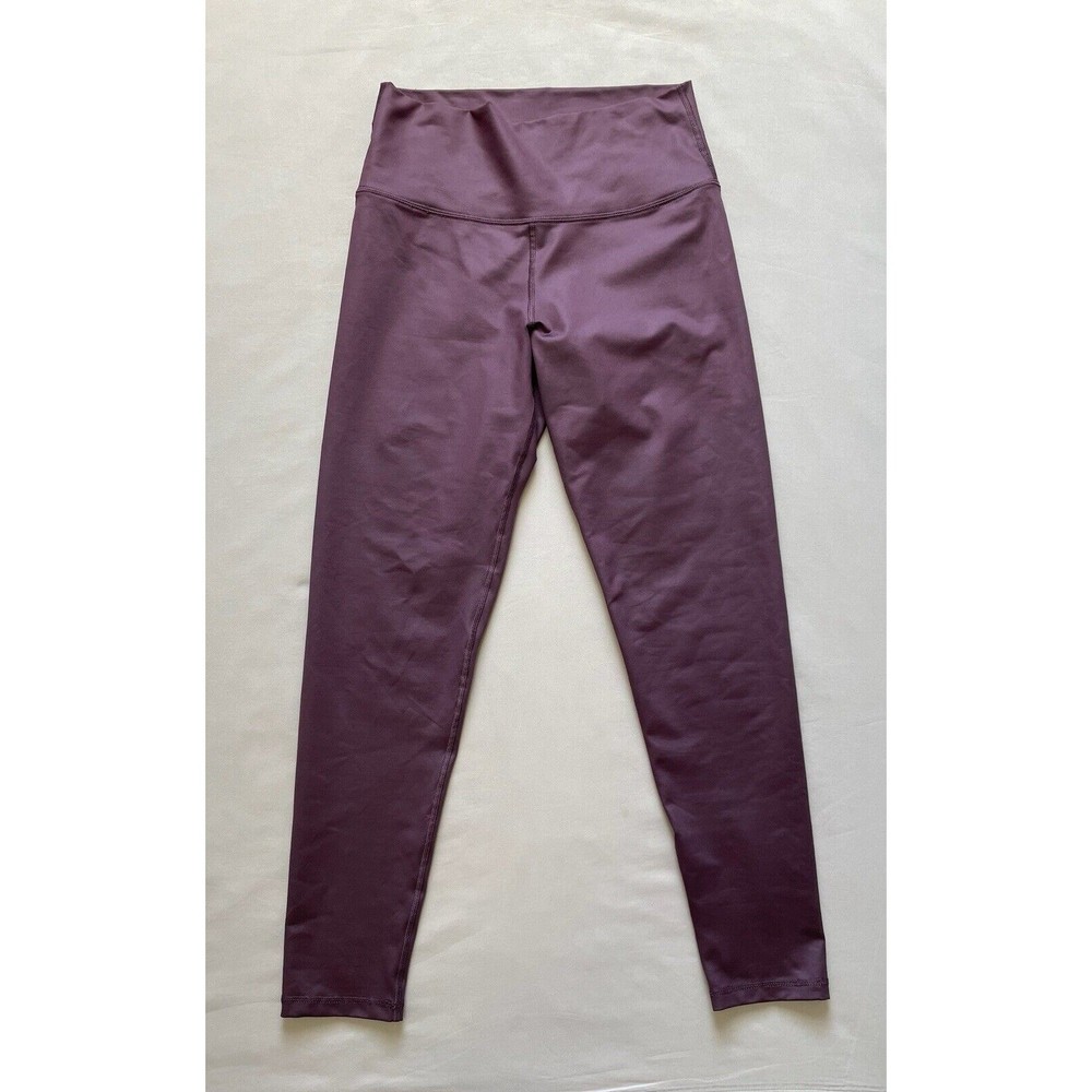 Aerie Chill Play Move Large Size Plum Performance Leggings