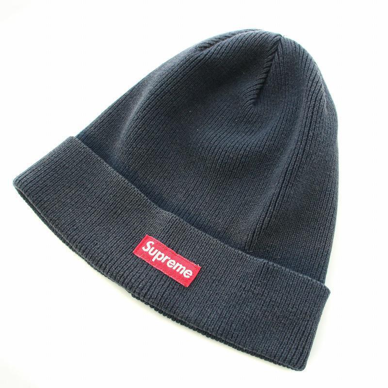 Supreme Supreme Knit Hat Beanie Hat Small Box Logo Navy Navy  GY01 Men s