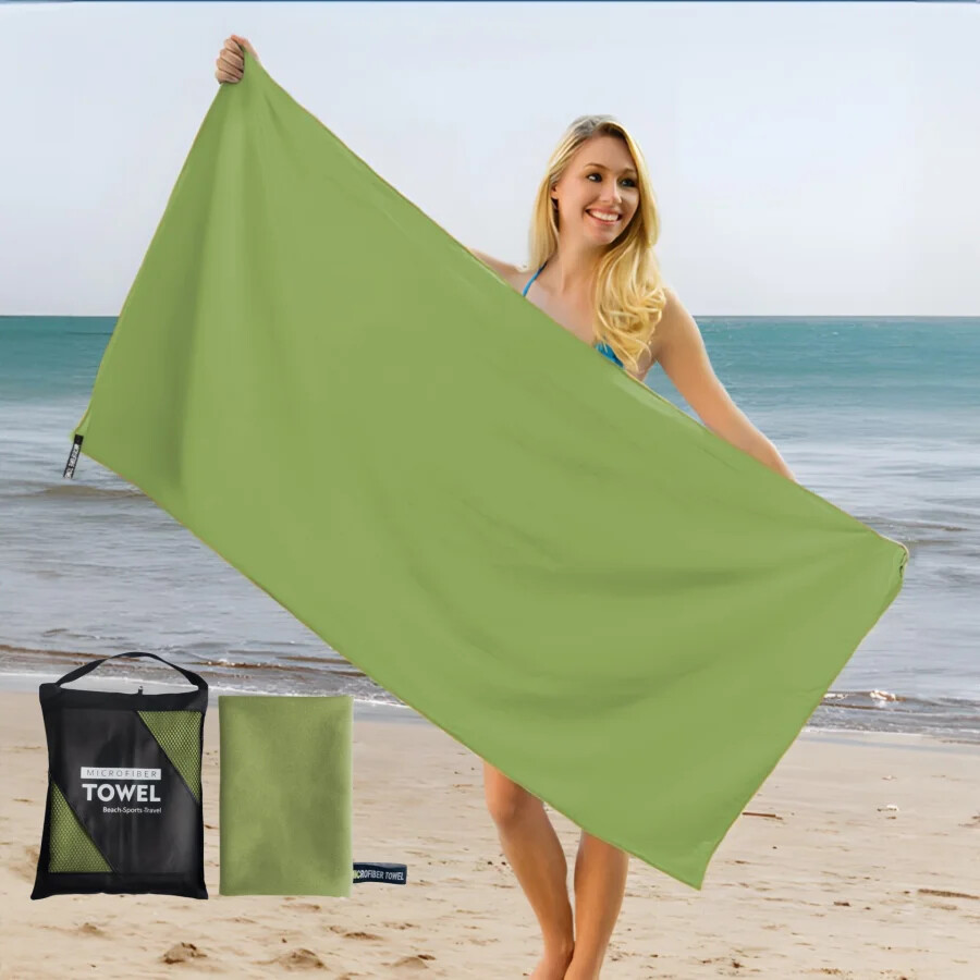Beach Towel Oversized,Thick Sand Towel Super Absorbent Soft Swim BeachTowels New
