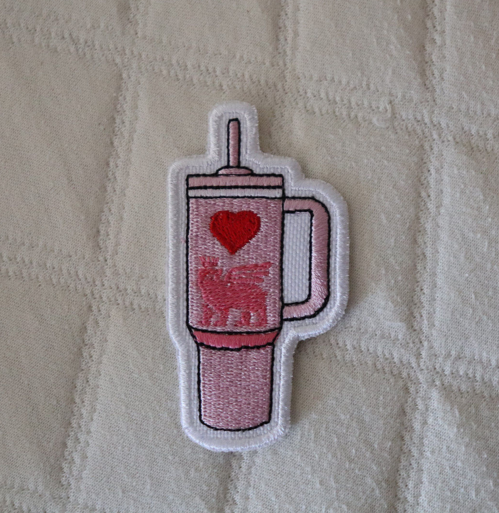 Stanley Cup Patch Stanley Valentine's Day Limited Edition Quencher Patch Gift