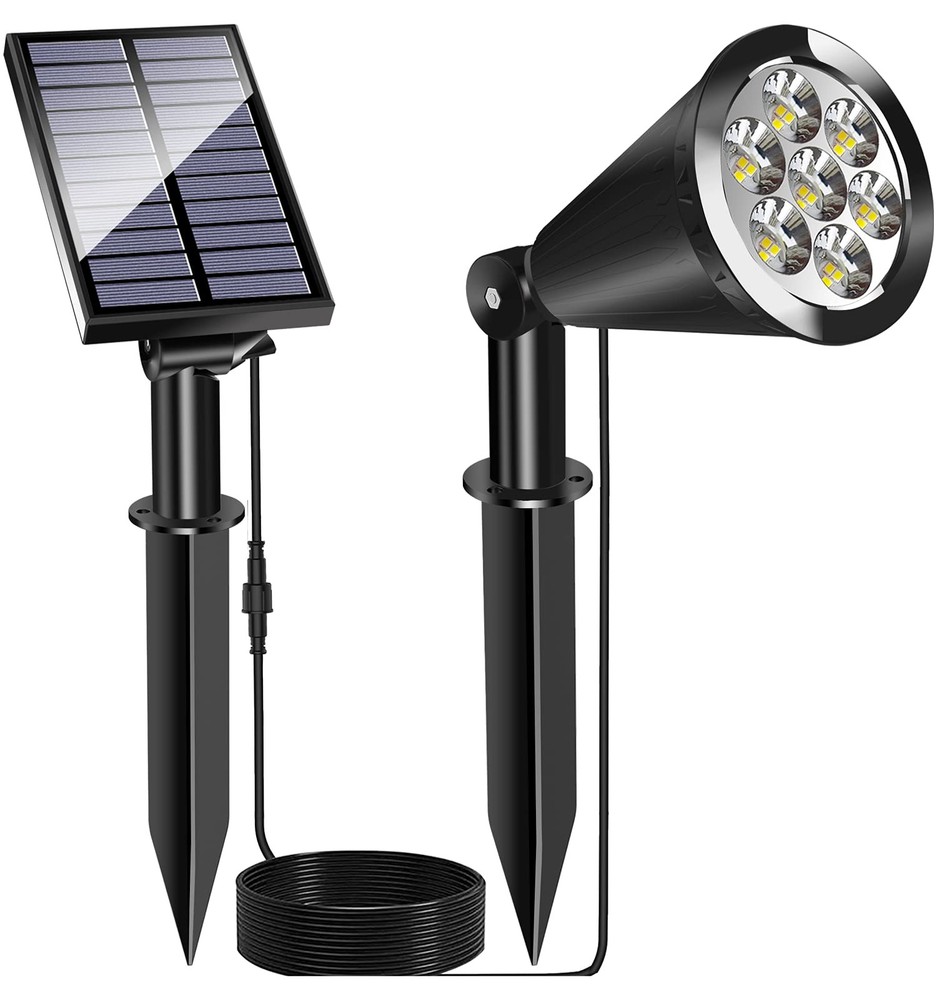 Waterproof Solar Spot Lights for Outdoor Landscape Dusk to Dawn