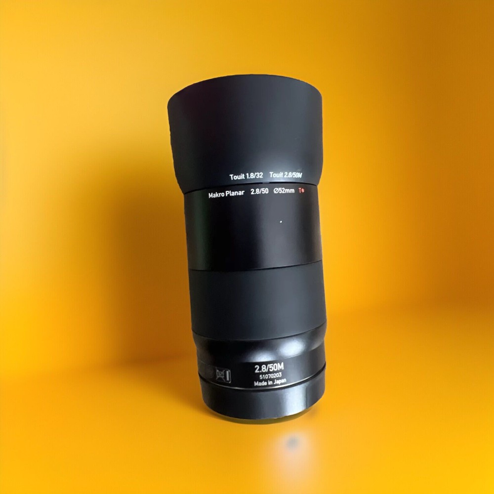 Zeiss Touit 50mm f/2.8 Macro Lens for Fuji X-Mount APS-C with Hood - $1539