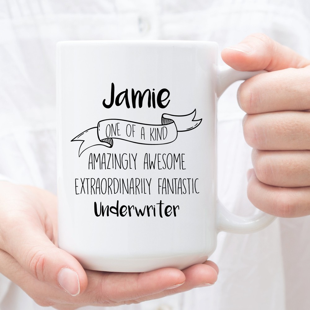 Personalized Coffee Mug For Underwriter Custom Gifts For Underwriter Perfect