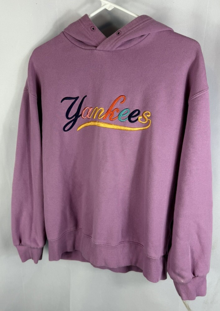 Vintage MLB Yankees Womens Hoodie Sweatshirt Size Small