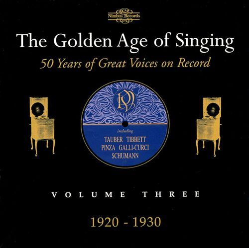 VARIOUS ARTISTS GOLDEN AGE OF SINGING: VOL. 3, 1920-1930 NEW CD