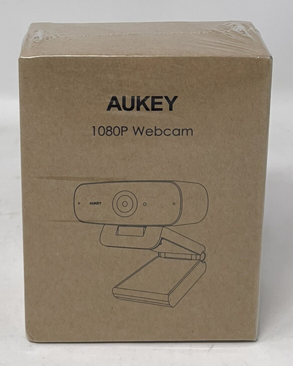 AUKEY Webcam 1080p Full HD, Live Streaming Camera with Noise Reduction PC-W3 NEW-image