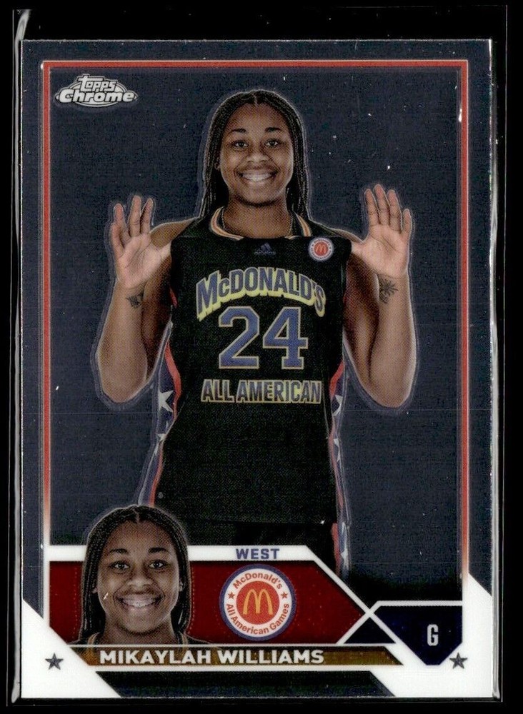2023-24 TOPPS CHROME MCDONALD'S ALL AMERICAN MIKAYLAH WILLIAMS MCDONALD'S #95