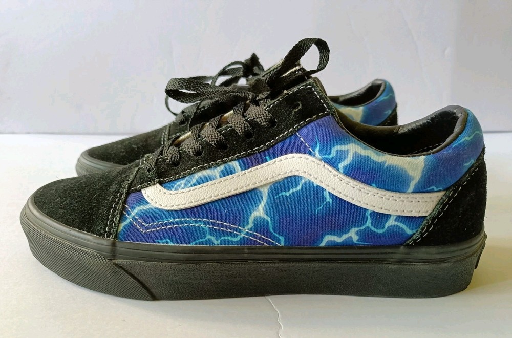 Vans Old Skool Mens Blue Low Top Sneakers Size 6