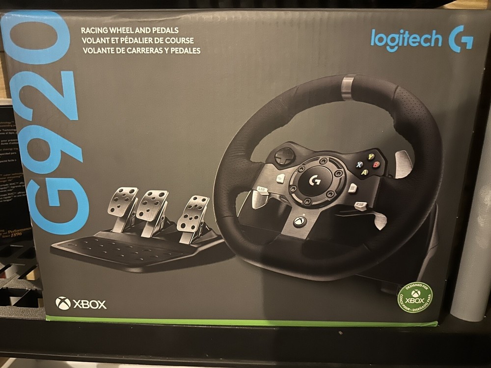 Logitech - G920 Driving Force Racing Wheel and Pedals for Xbox Series X|S, Xb...