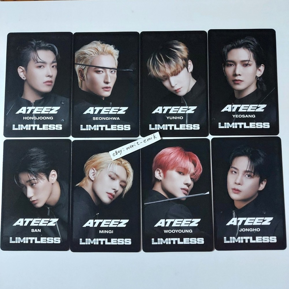 ATEEZ JAPAN 2ND SINGLE Limitless HMV coupon ver. Photo card complete set PC-image