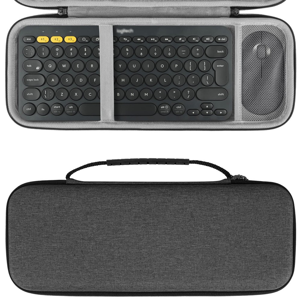 Geekria Hard Case Compatible with Logitech K380s/k380 + M355/350s  Keybo