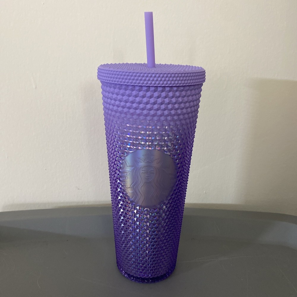 2023 Starbucks Holiday Venti Lavender Ombre Studded Tumbler Purple Gradient