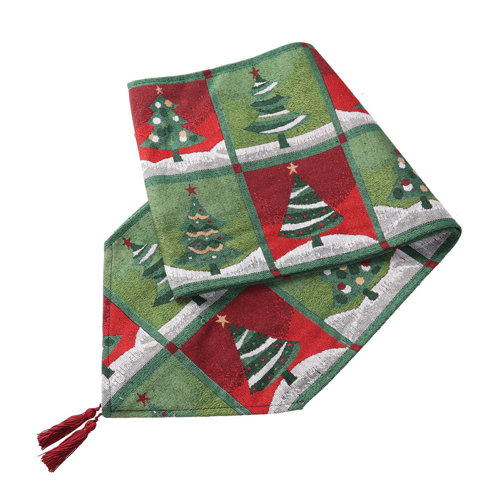 Festive Christmas Wedding Table Runner for Holiday Decor