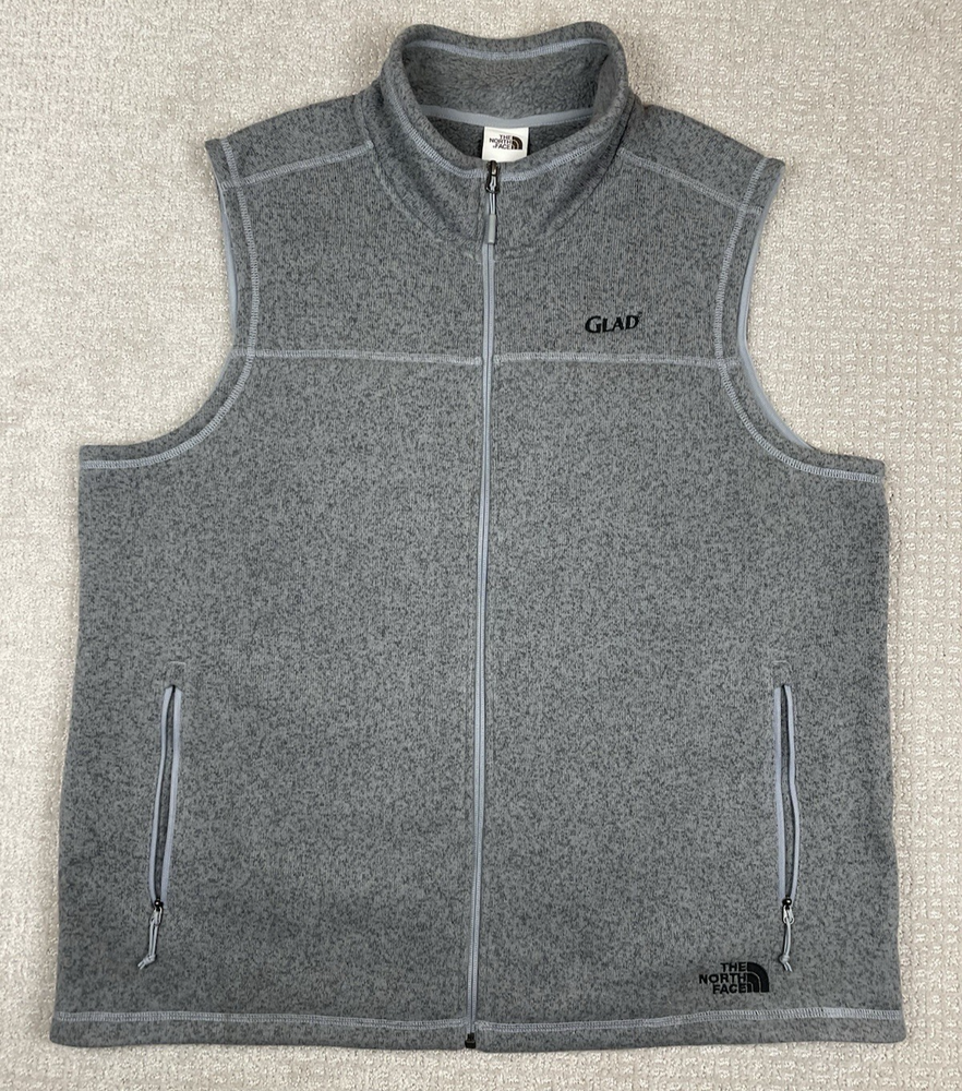 The North Face Men’s 2XL Fleece Better Sweater Full Zip Vest in Heathered Gray