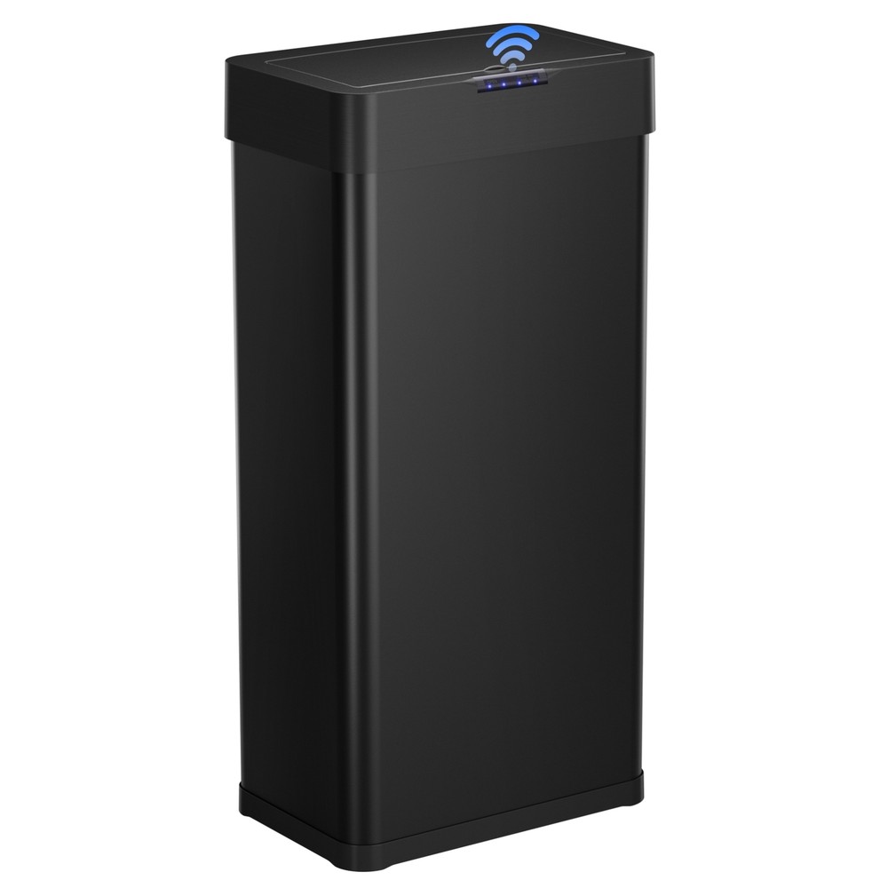 21.1 Gallon / 80L Automatic Trash Can Stainless Steel Motion Sensor Garbage Can