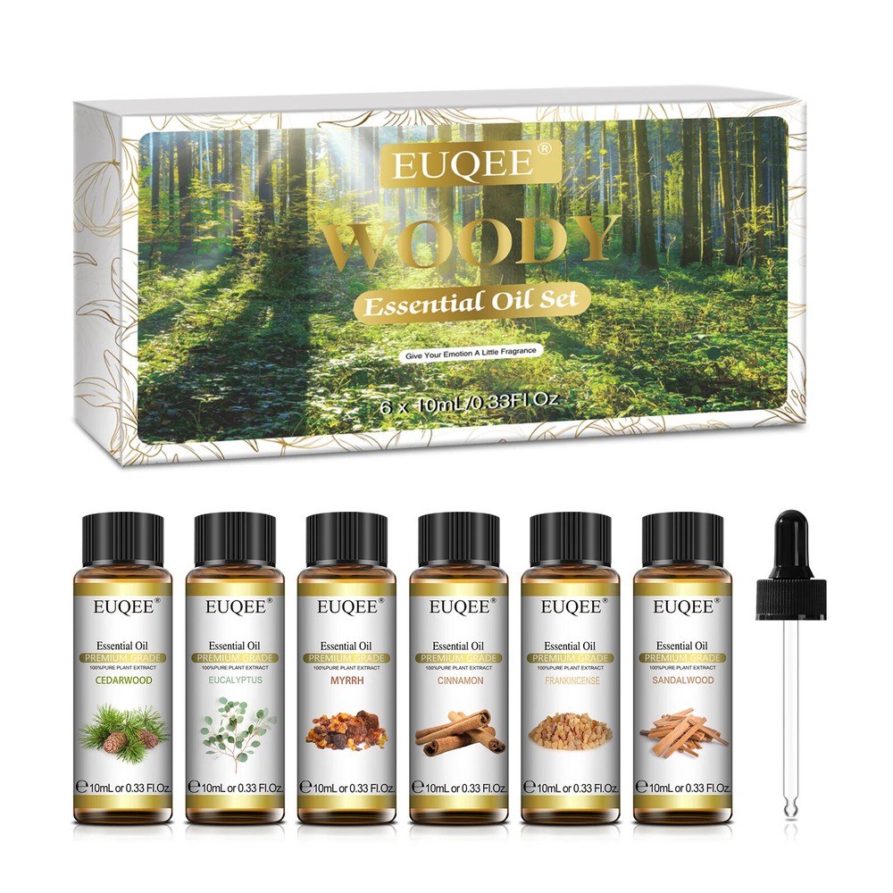 6pc 10m Essential Oils Set Pure Therapeutic Grade Aromatherapy