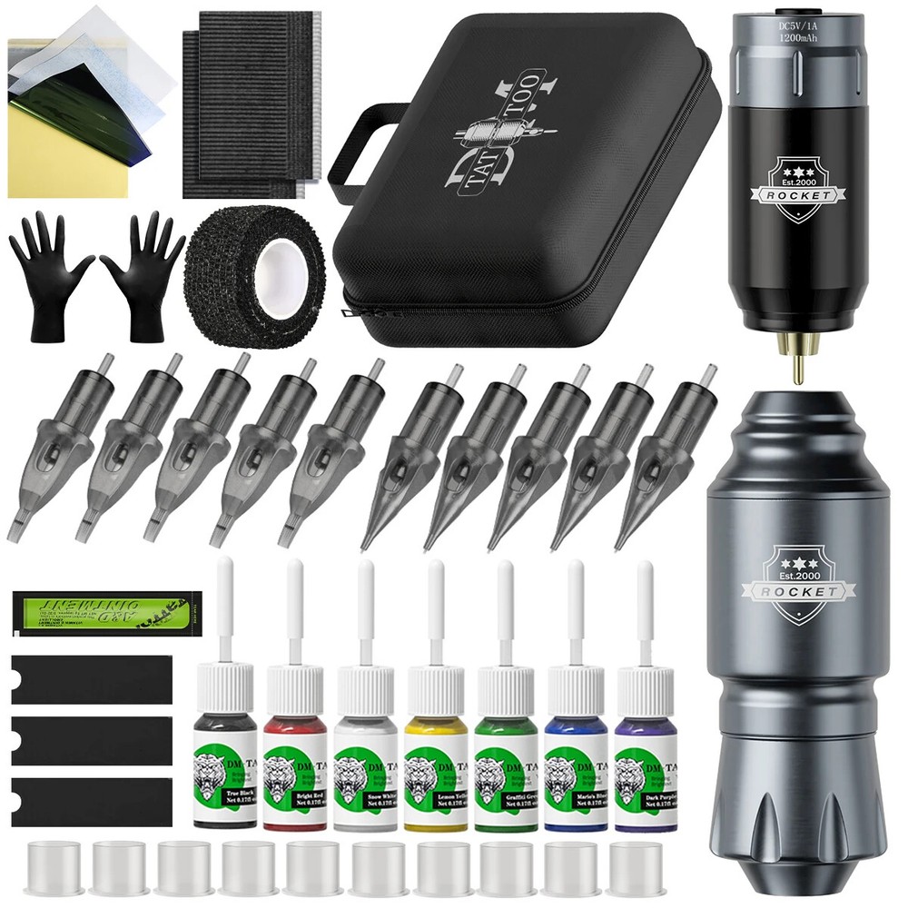 Mini Rocket Machine Battery Needle Power Ink Rotary Tattoo Pen