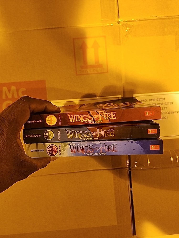 Wings Of Fire Books Lot Of 3 Books 8-9-12