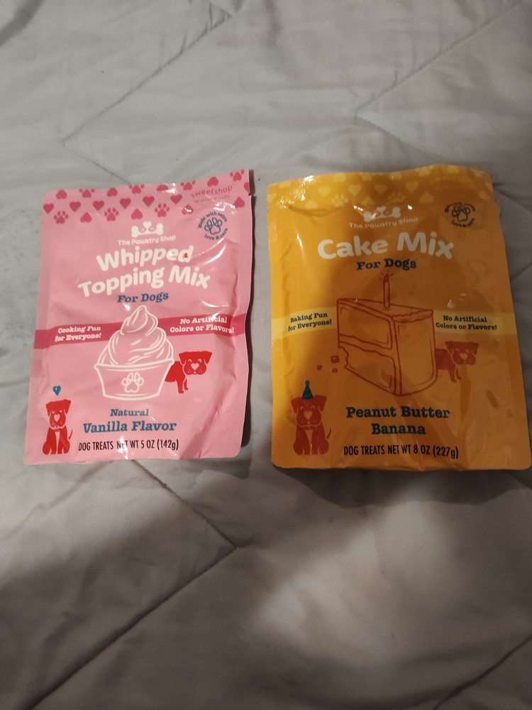 The Pawstry Shop Cake Mix And Whipped Topping For Dogs