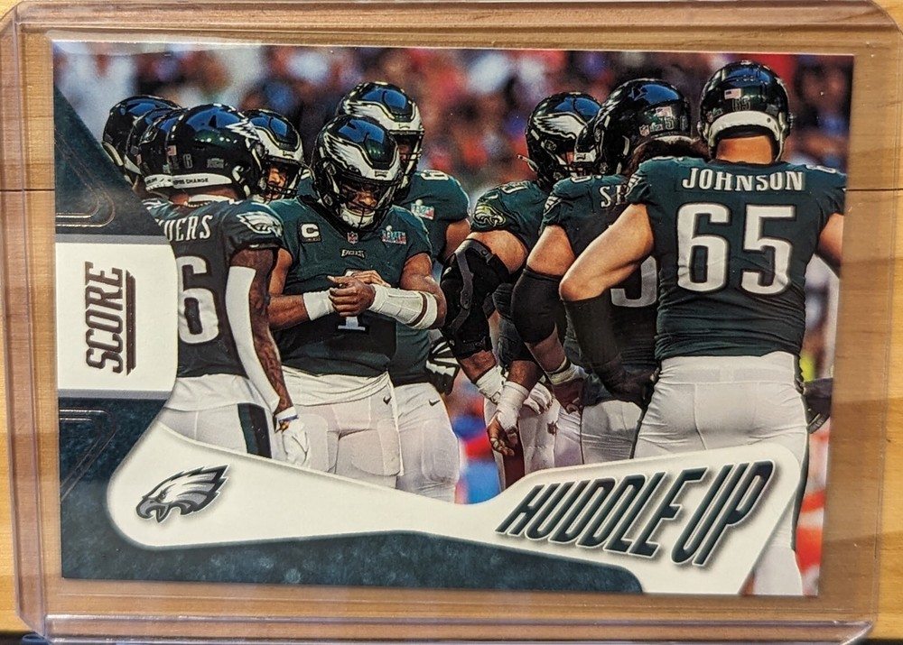 2023 Panini Score Huddle Up Eagles #2 NFL Football Card