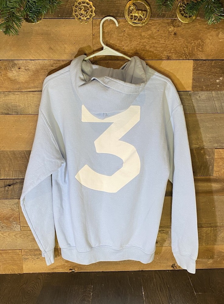 Chance The Rapper Heavy Weight Hoodie Chance 3 Coloring Book Tour Size Medium