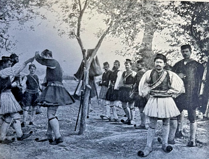 1897 Turkish and Greek Armies at Velestinos illustrated