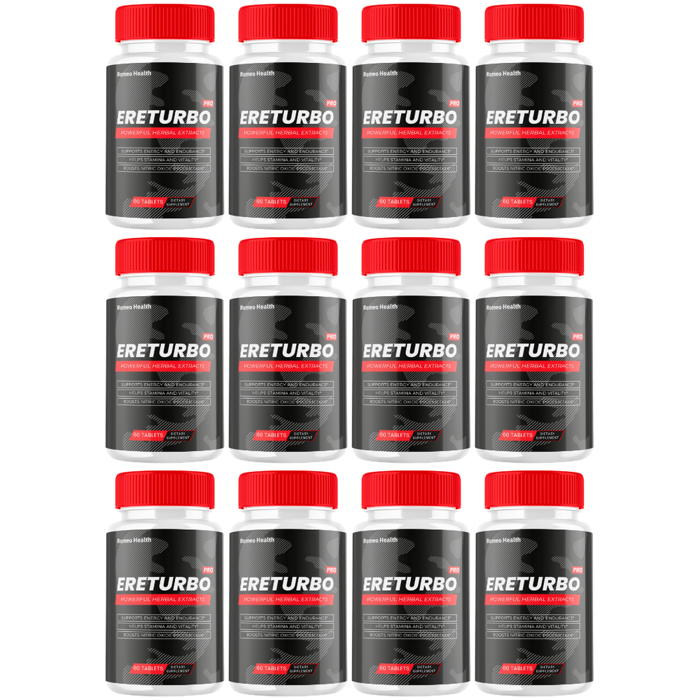 Ereturbo for Men - EreTurbo Male Health Support Formula (12 Bottle)