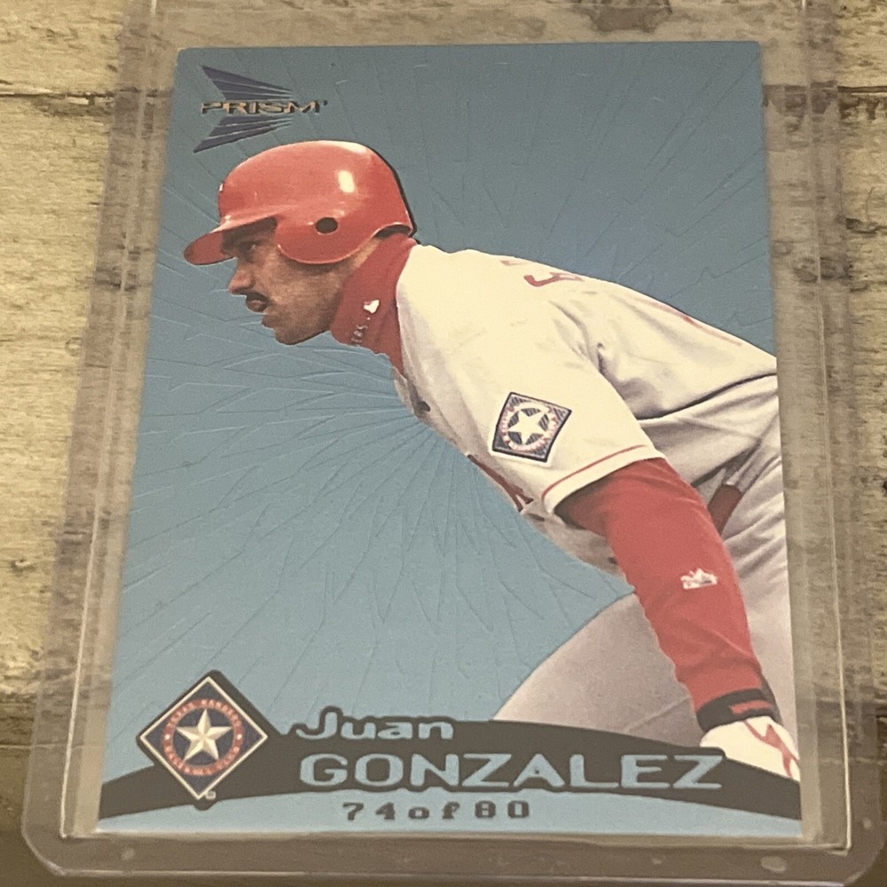 Juan González 1999 Pacific Prism #142 LOW NUMBER /80